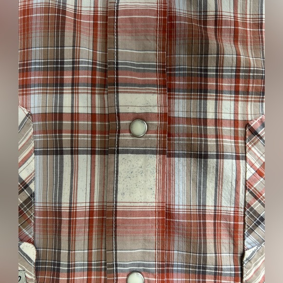 5/$25 American Eagle men’s vintage slim fit pearl snap shirt size XL - Picture 8 of 10